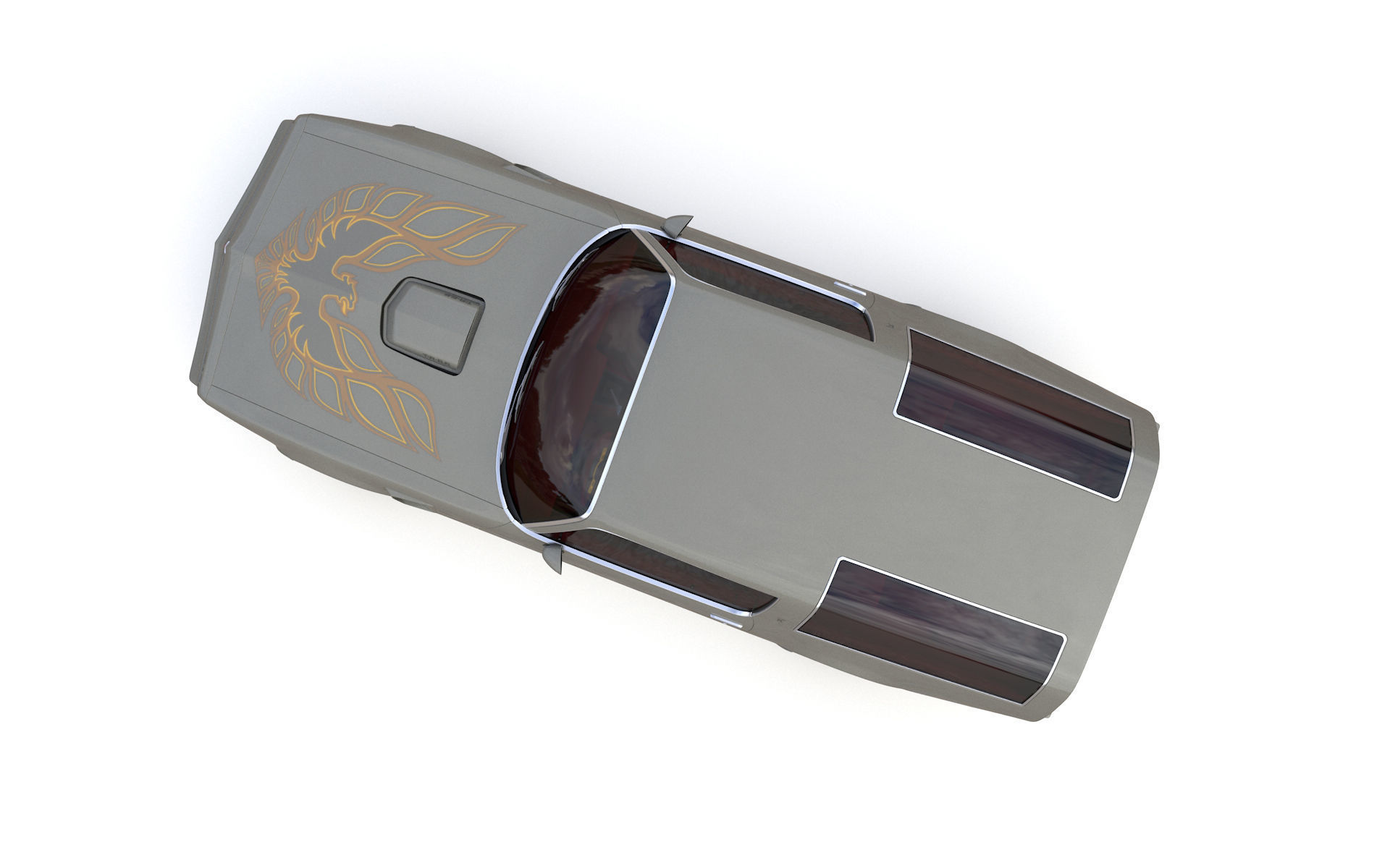 Pontiac Firebird Trans Am Type K 1977 3D model_24