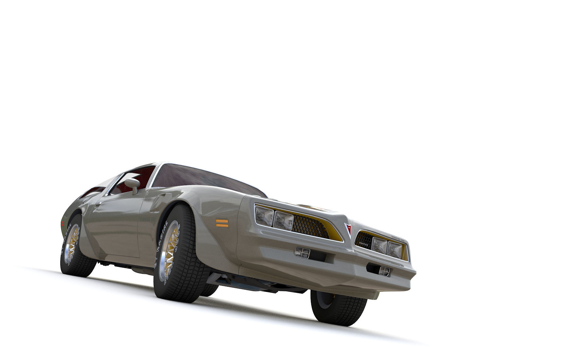 Pontiac Firebird Trans Am Type K 1977 3D model_27