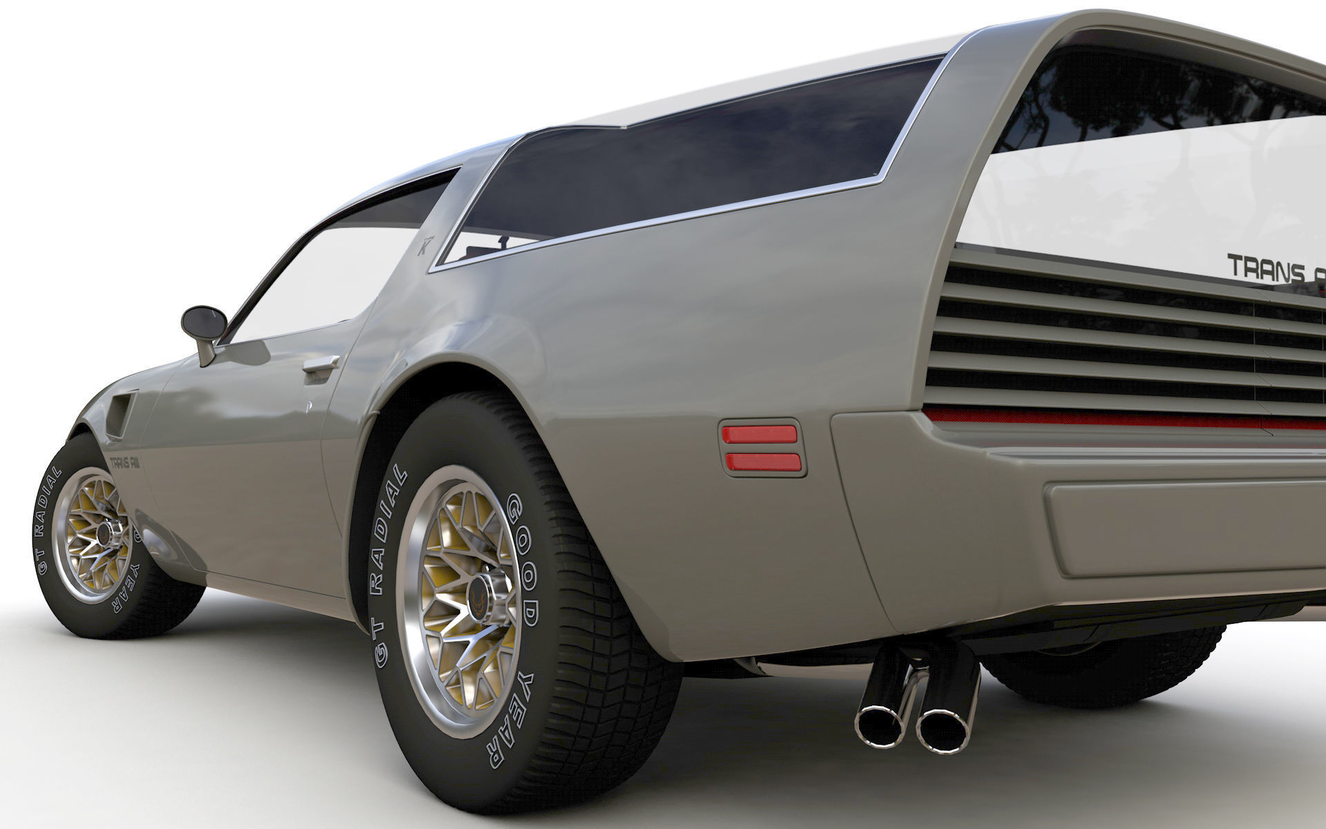 Pontiac Firebird Trans Am Type K 1977 3D model_14