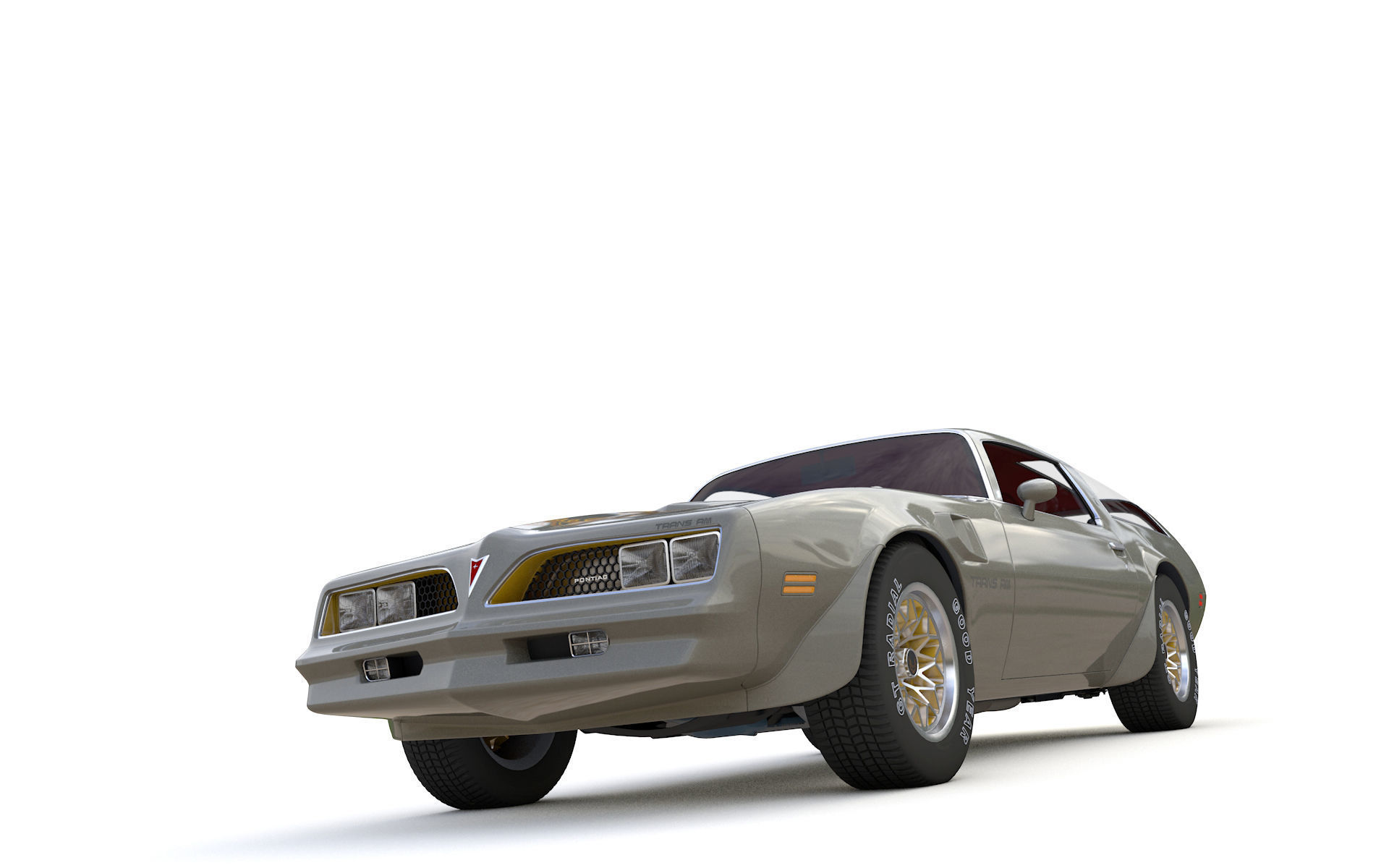 Pontiac Firebird Trans Am Type K 1977 3D model_23