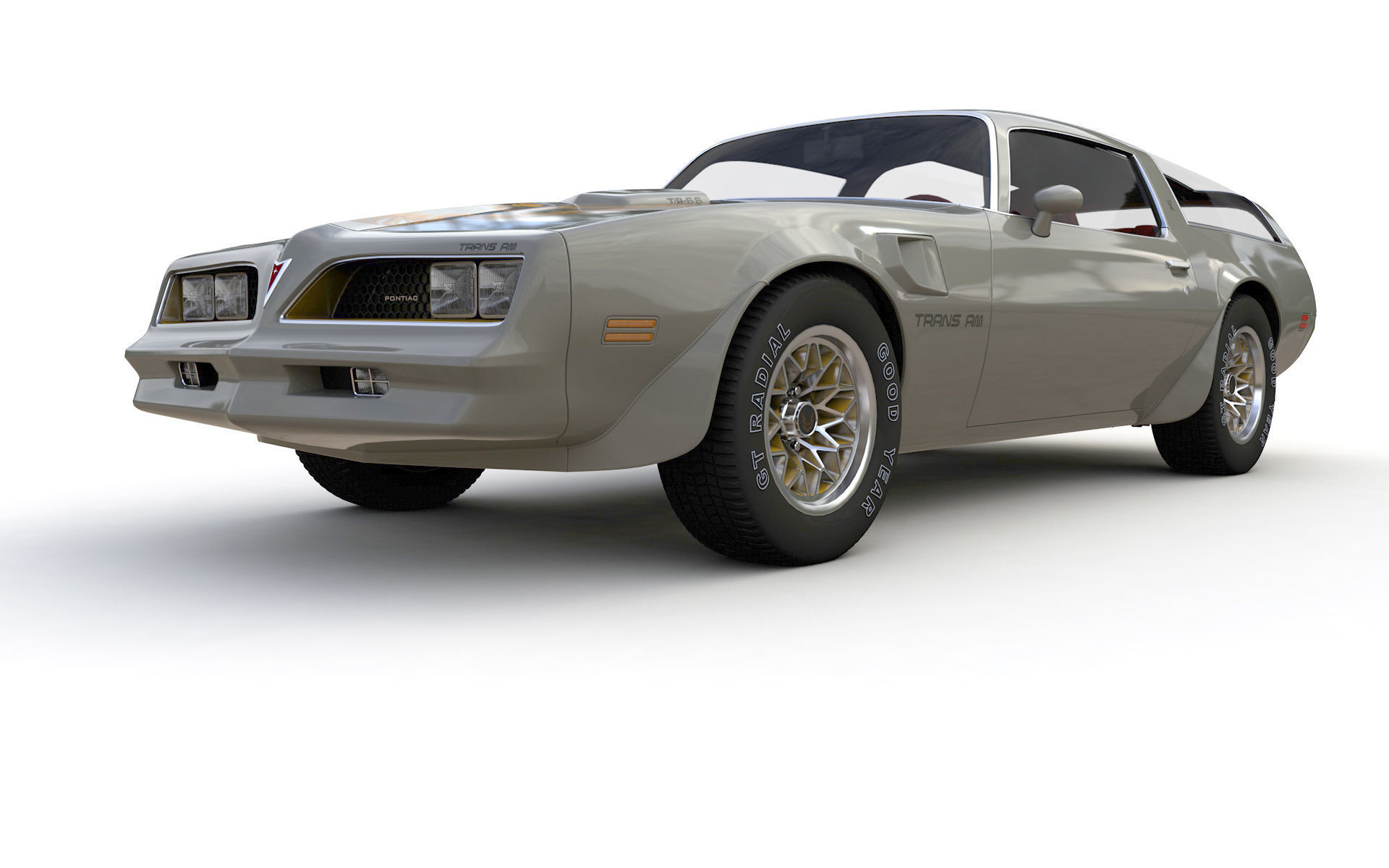 Pontiac Firebird Trans Am Type K 1977 3D model_28