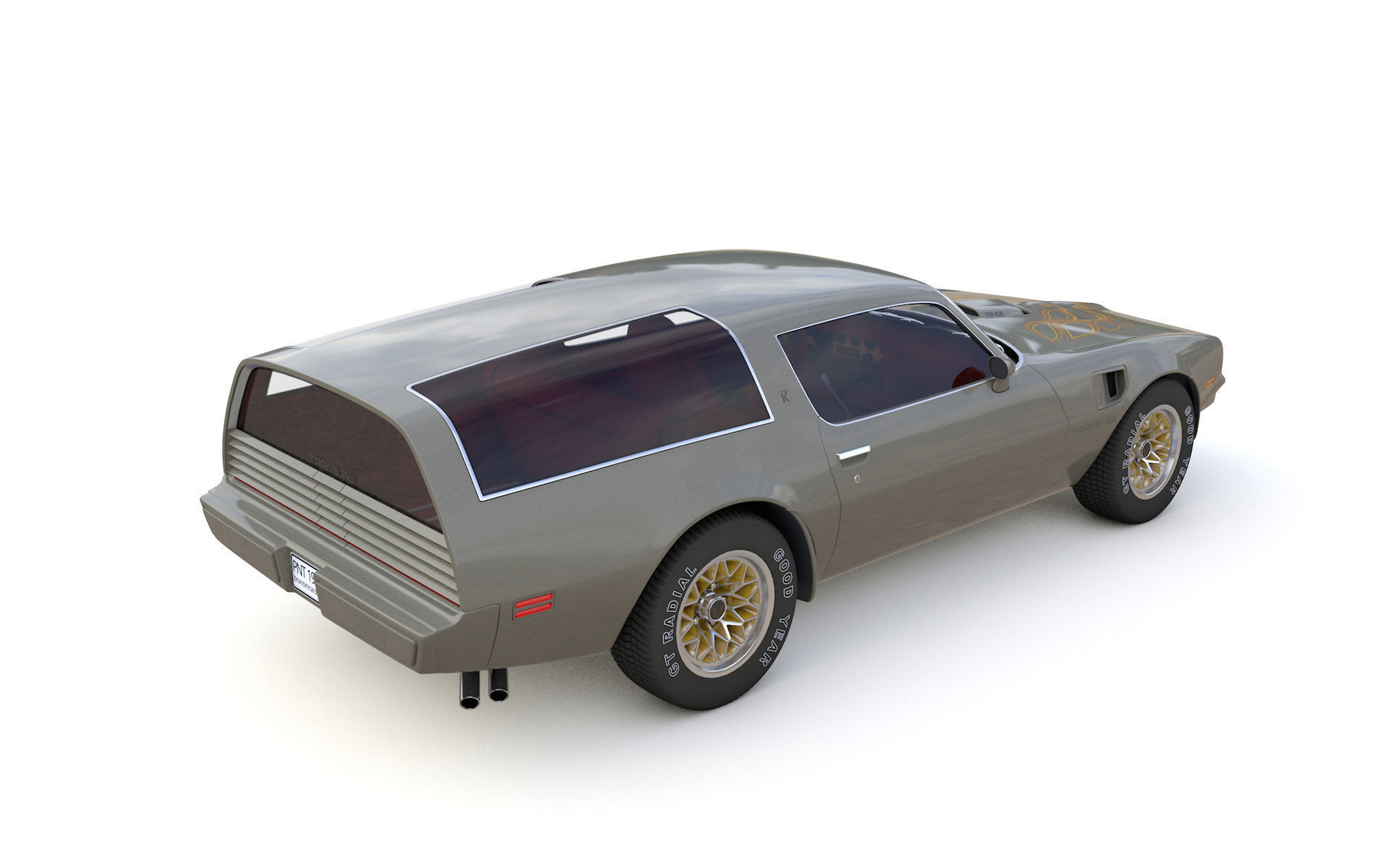 Pontiac Firebird Trans Am Type K 1977 3D model_25
