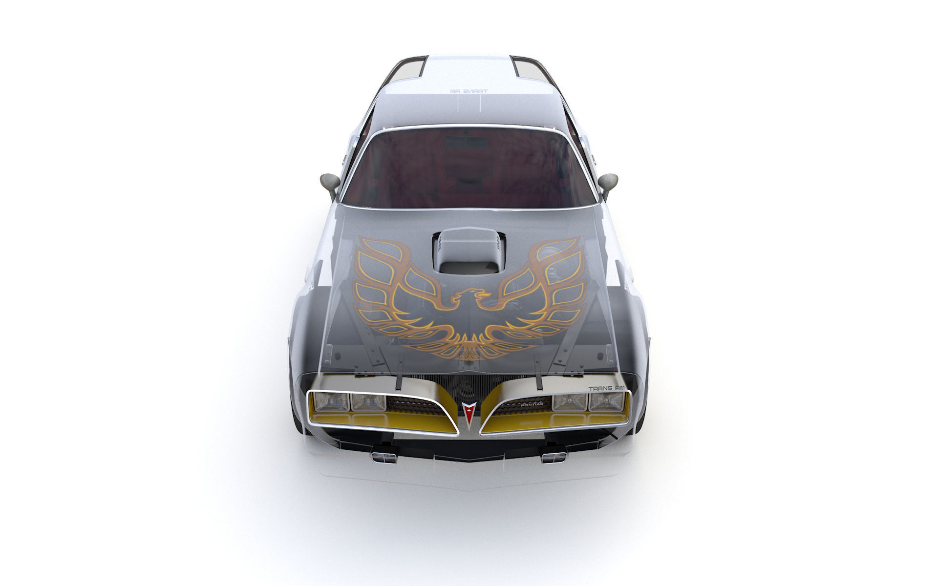 Pontiac Firebird Trans Am Type K 1977 3D model_19