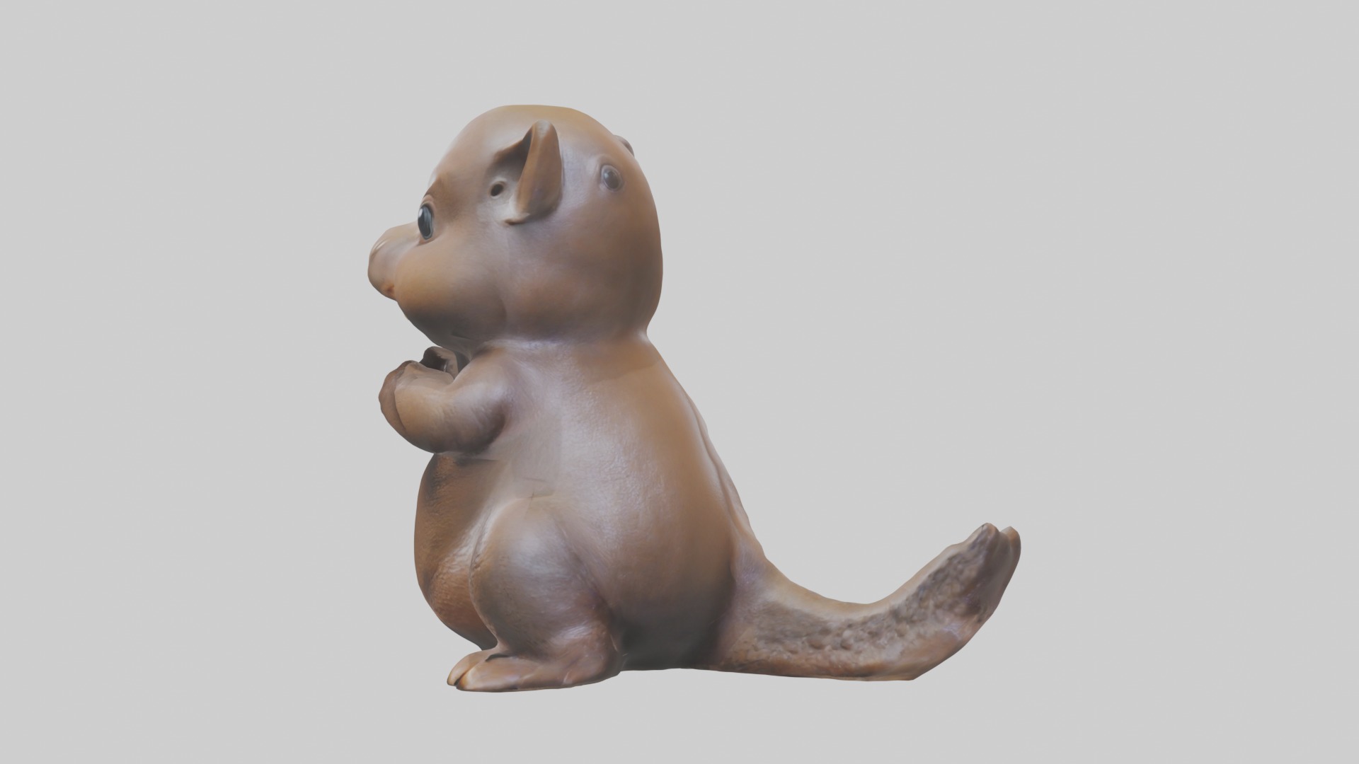 Babyplatypus Model 1 Low-poly 3D model_6