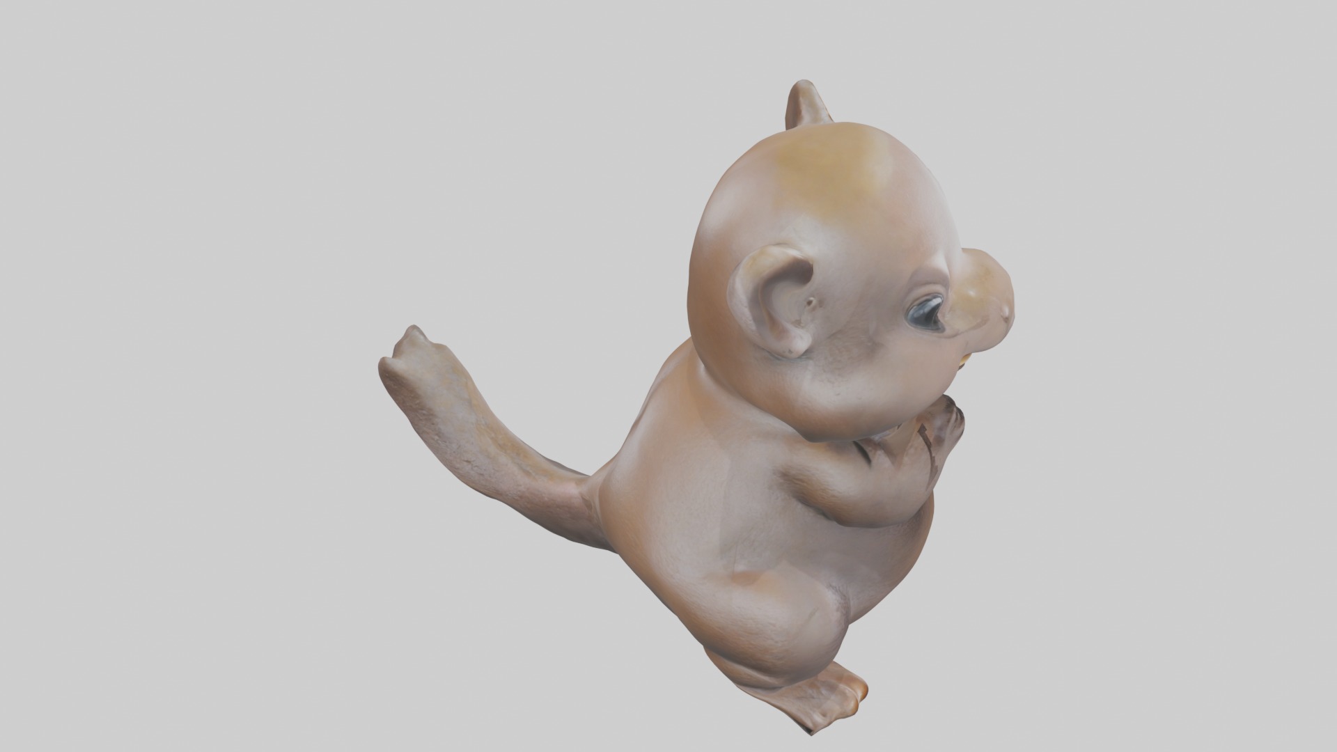 Babyplatypus Model 1 Low-poly 3D model_12