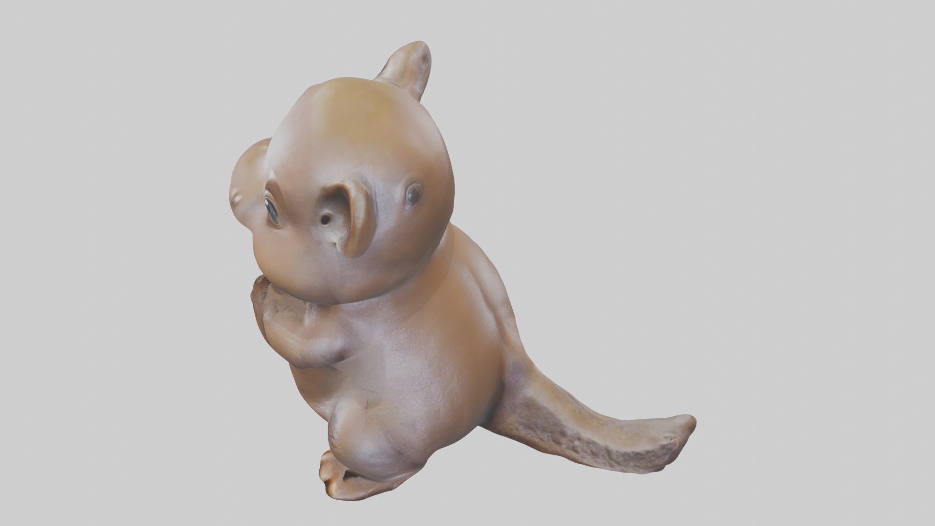 Babyplatypus Model 1 Low-poly 3D model_11