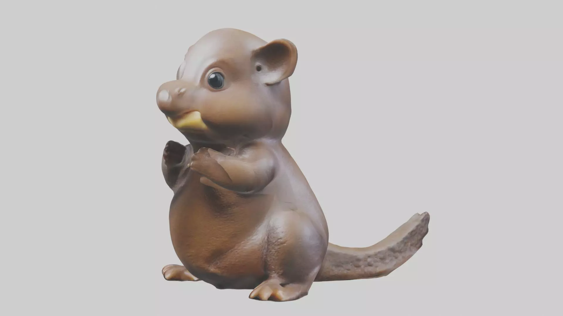 Babyplatypus Model 1 Low-poly 3D model_0