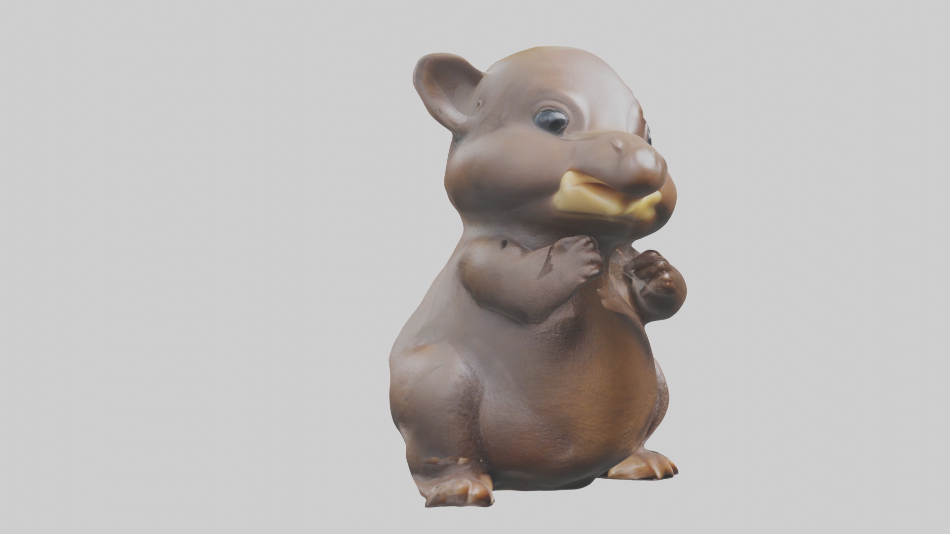 Babyplatypus Model 1 Low-poly 3D model_5