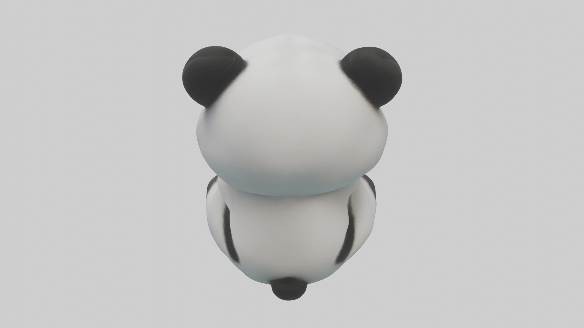 Babypanda Model 1 Low-poly 3D model_9
