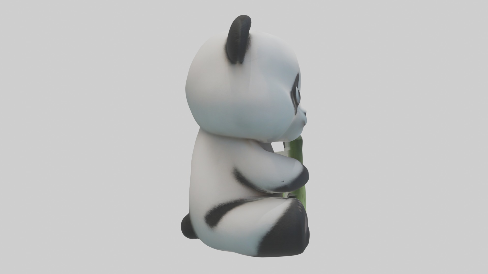 Babypanda Model 1 Low-poly 3D model_7