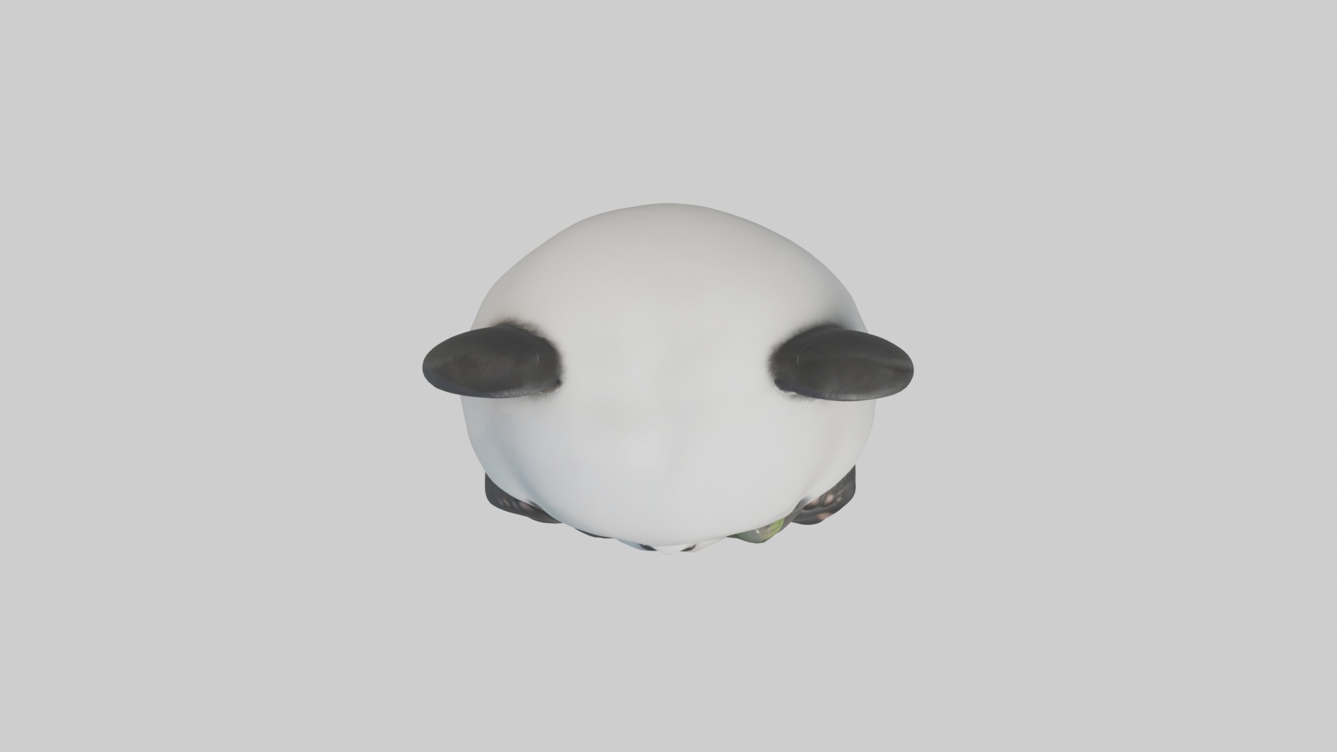 Babypanda Model 1 Low-poly 3D model_8