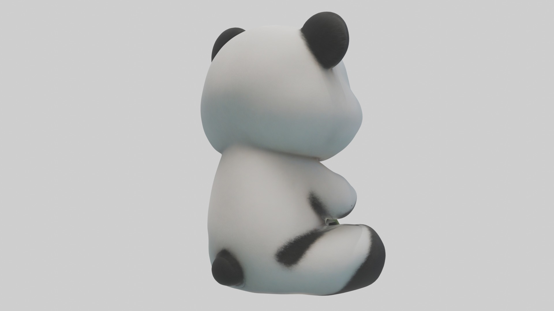 Babypanda Model 1 Low-poly 3D model_2