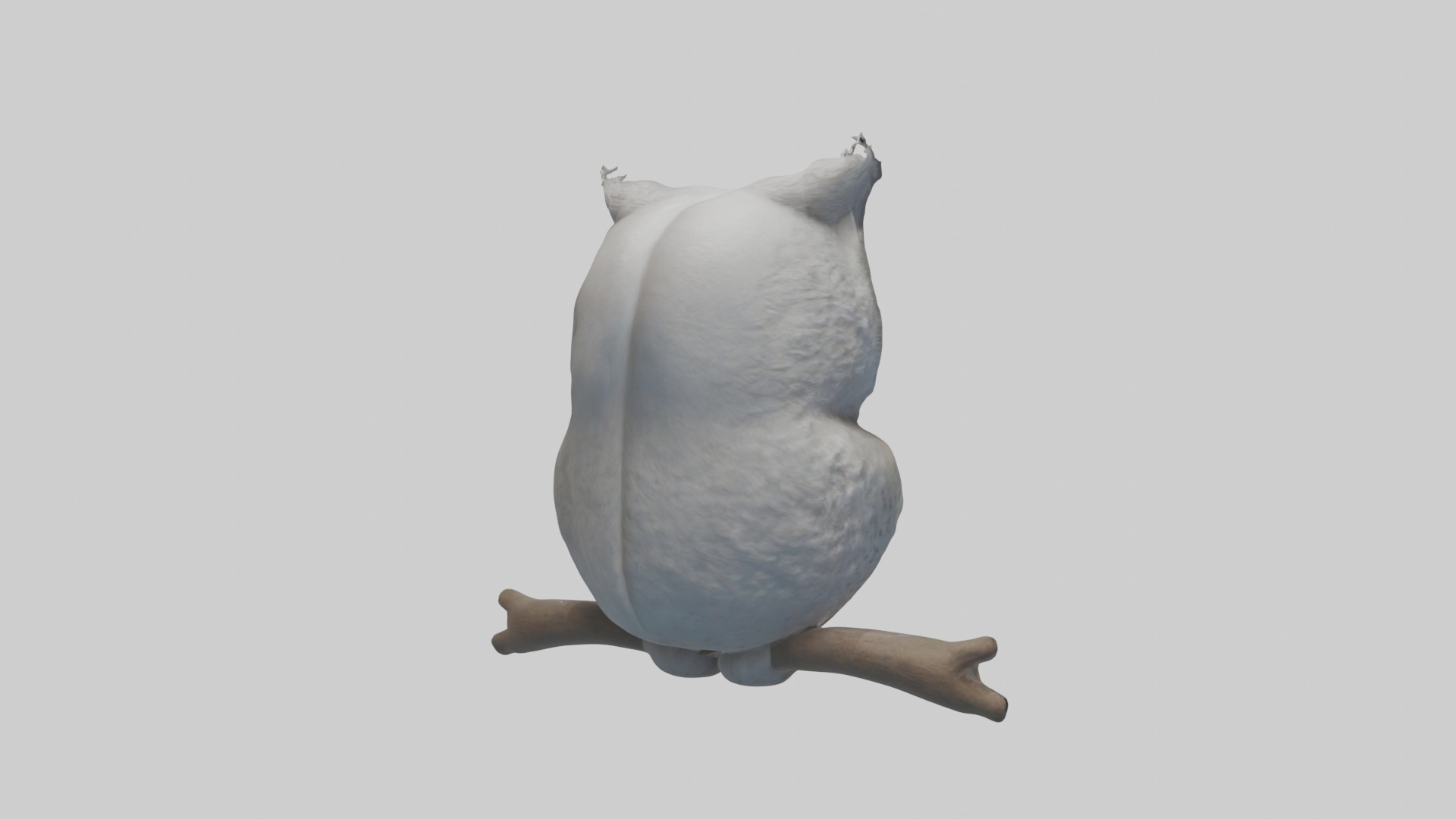 Babyowl Model 1 Low-poly 3D model_2