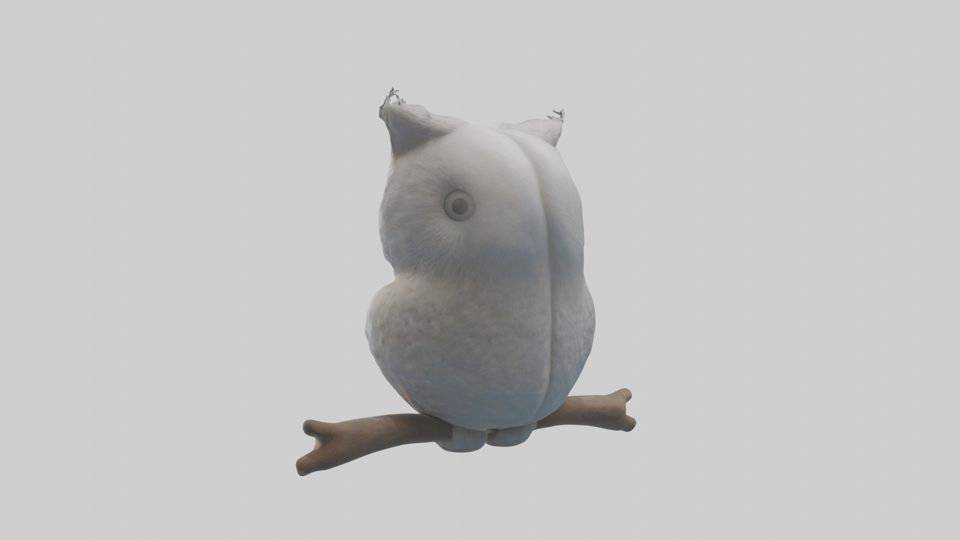 Babyowl Model 1 Low-poly 3D model_1