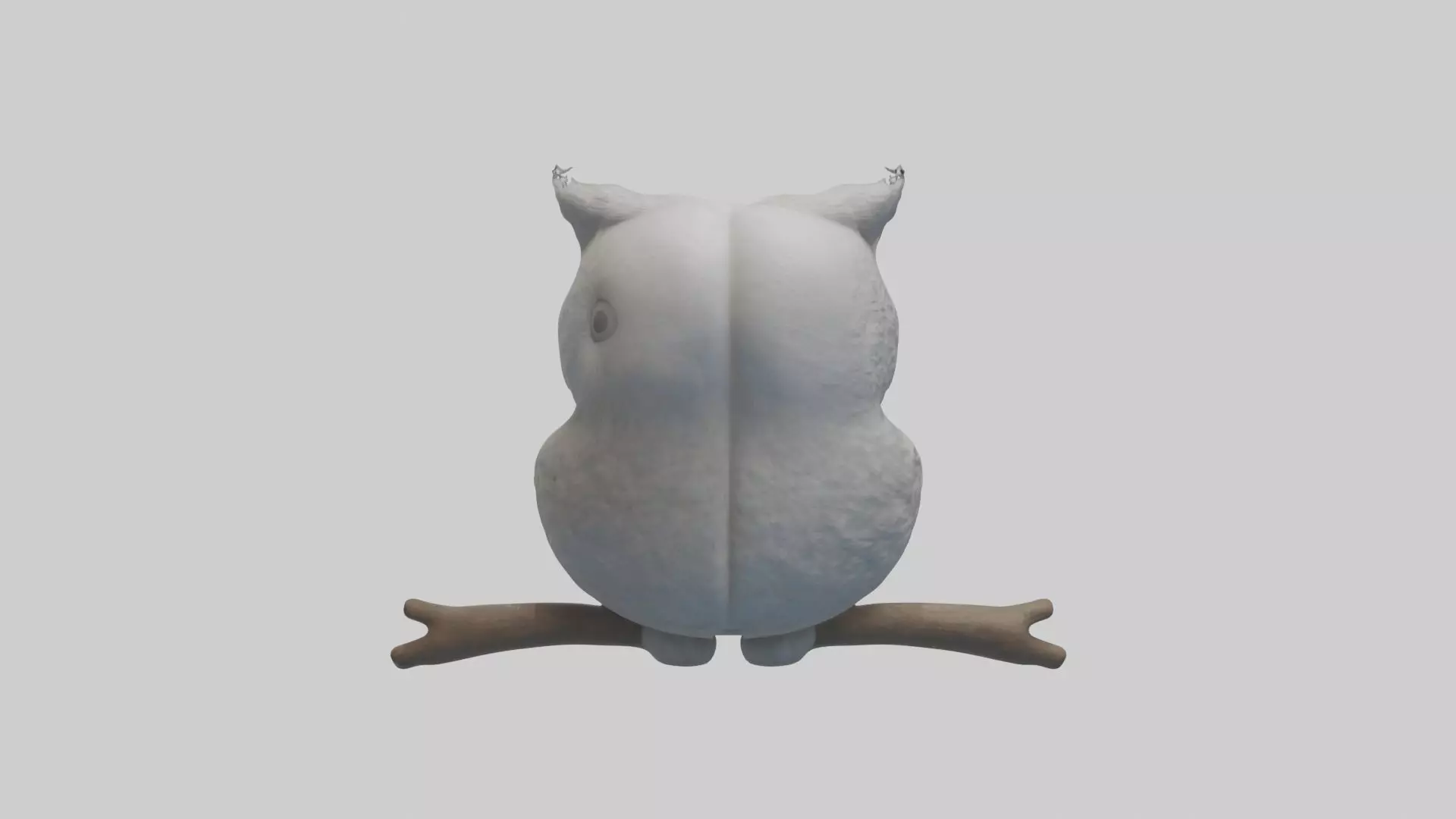 Babyowl Model 1 Low-poly 3D model_0