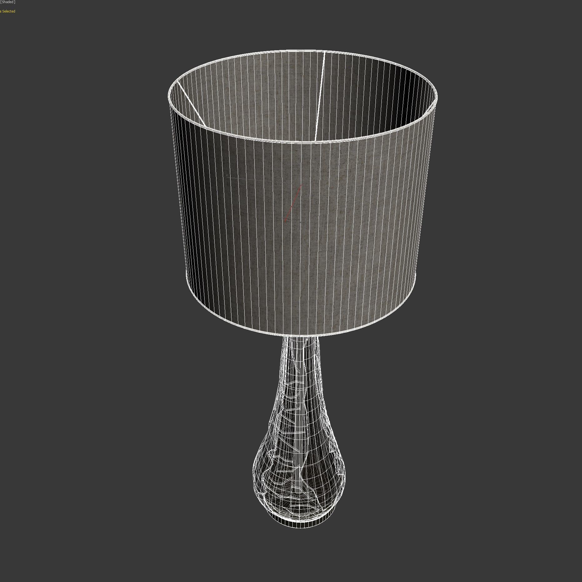 Olive Frosted Trail Lamp On Antique Brass Bases 3D model_4