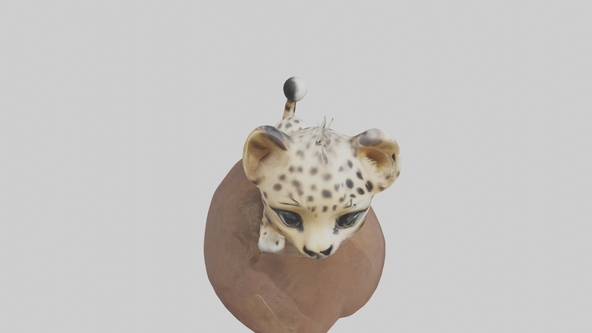 Babyleopard Model 1 Low-poly 3D model_12