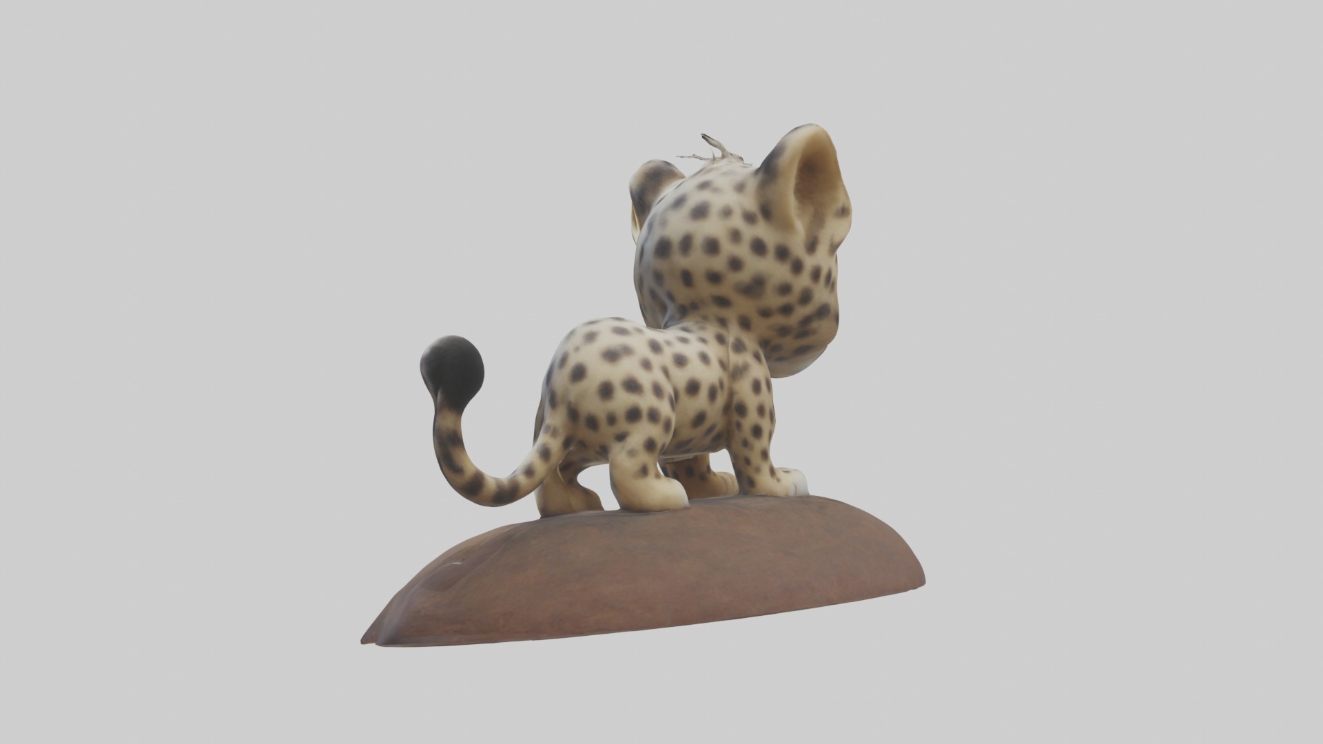 Babyleopard Model 1 Low-poly 3D model_1
