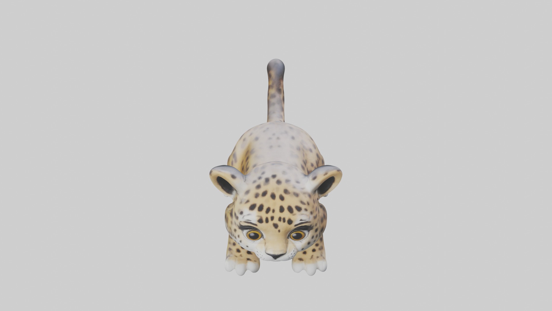 Babyjaguar Model 1 Low-poly 3D model_10