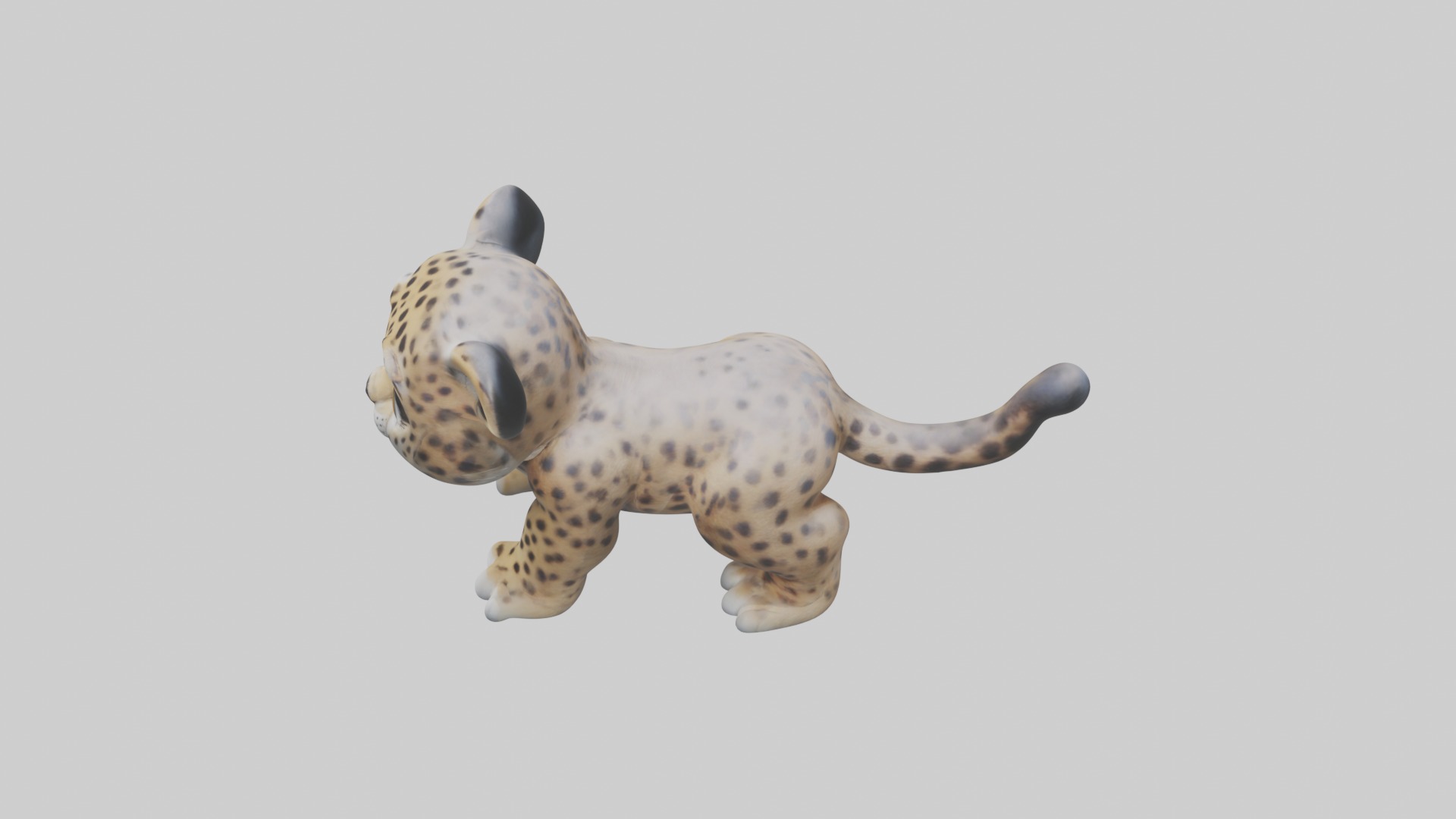 Babyjaguar Model 1 Low-poly 3D model_11