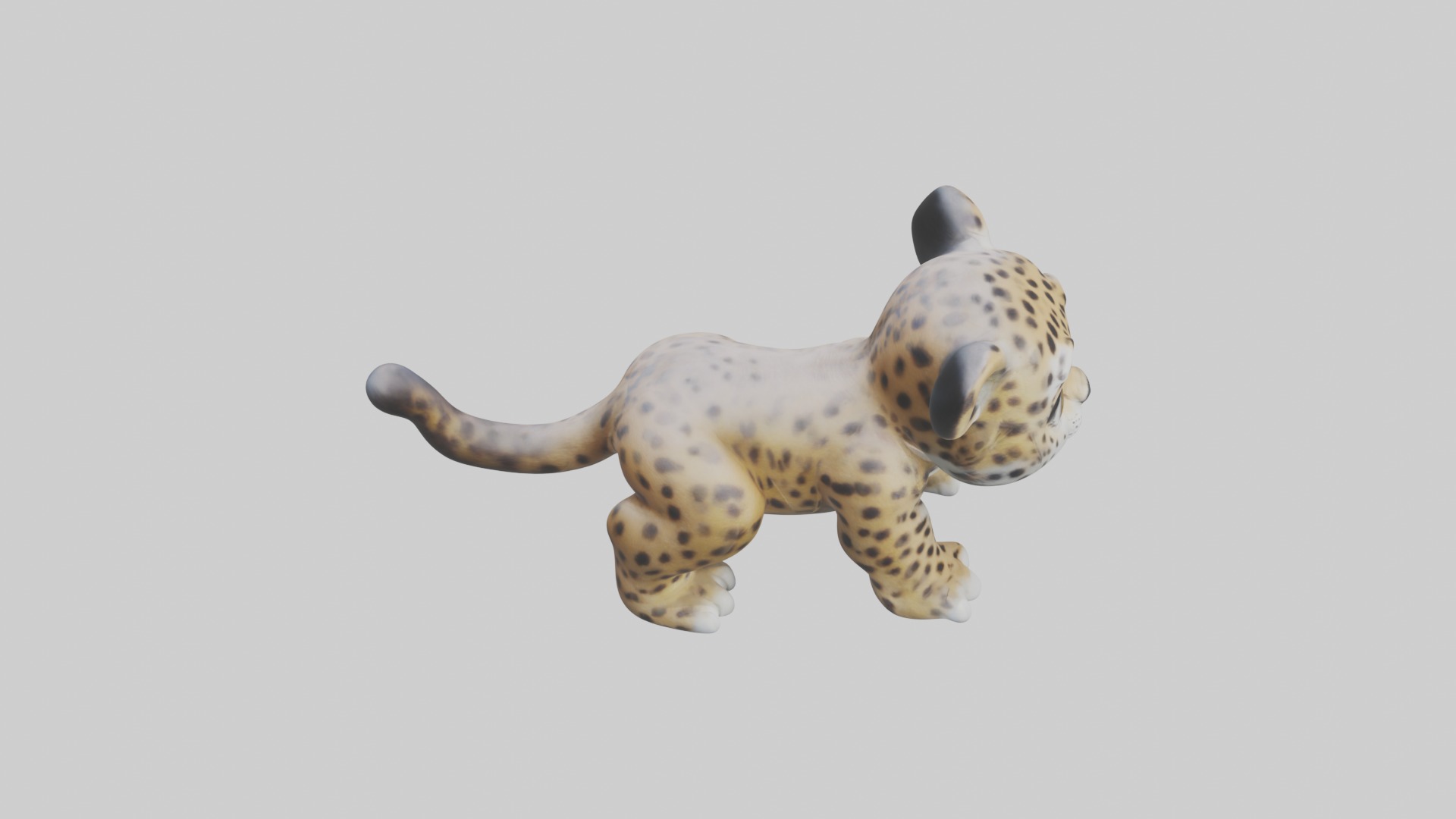 Babyjaguar Model 1 Low-poly 3D model_12
