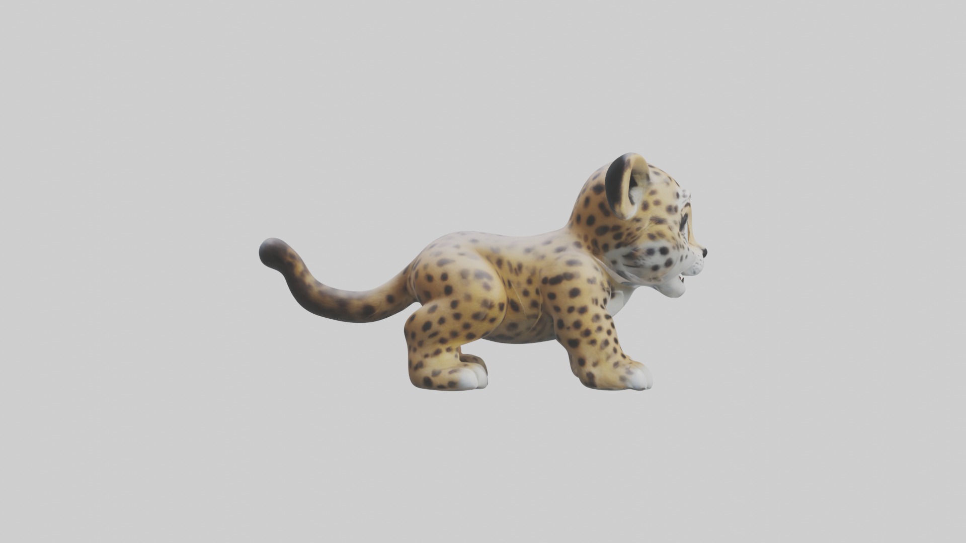 Babyjaguar Model 1 Low-poly 3D model_7