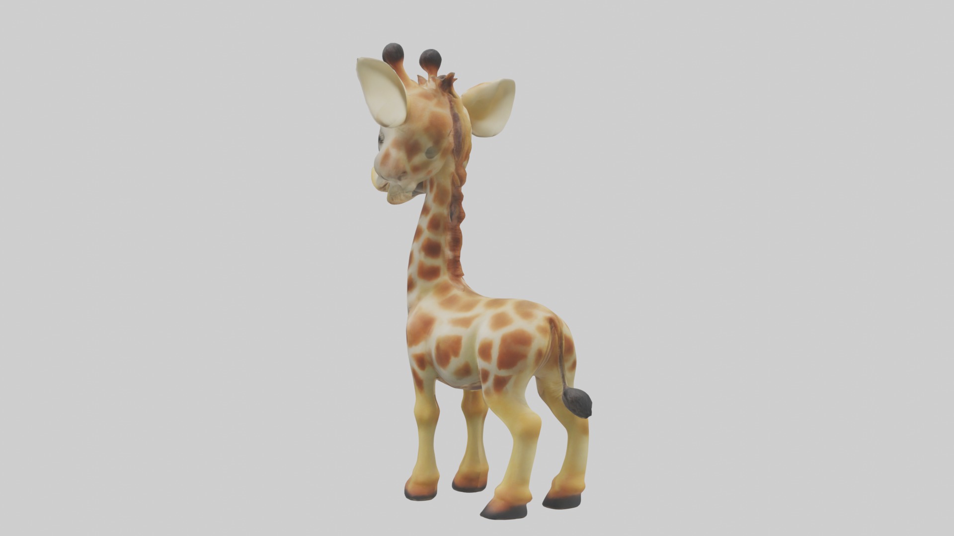 Babygiraffe Model 1 Low-poly 3D model_3