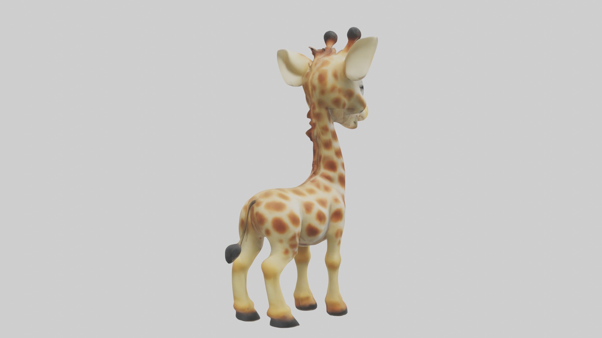 Babygiraffe Model 1 Low-poly 3D model_4