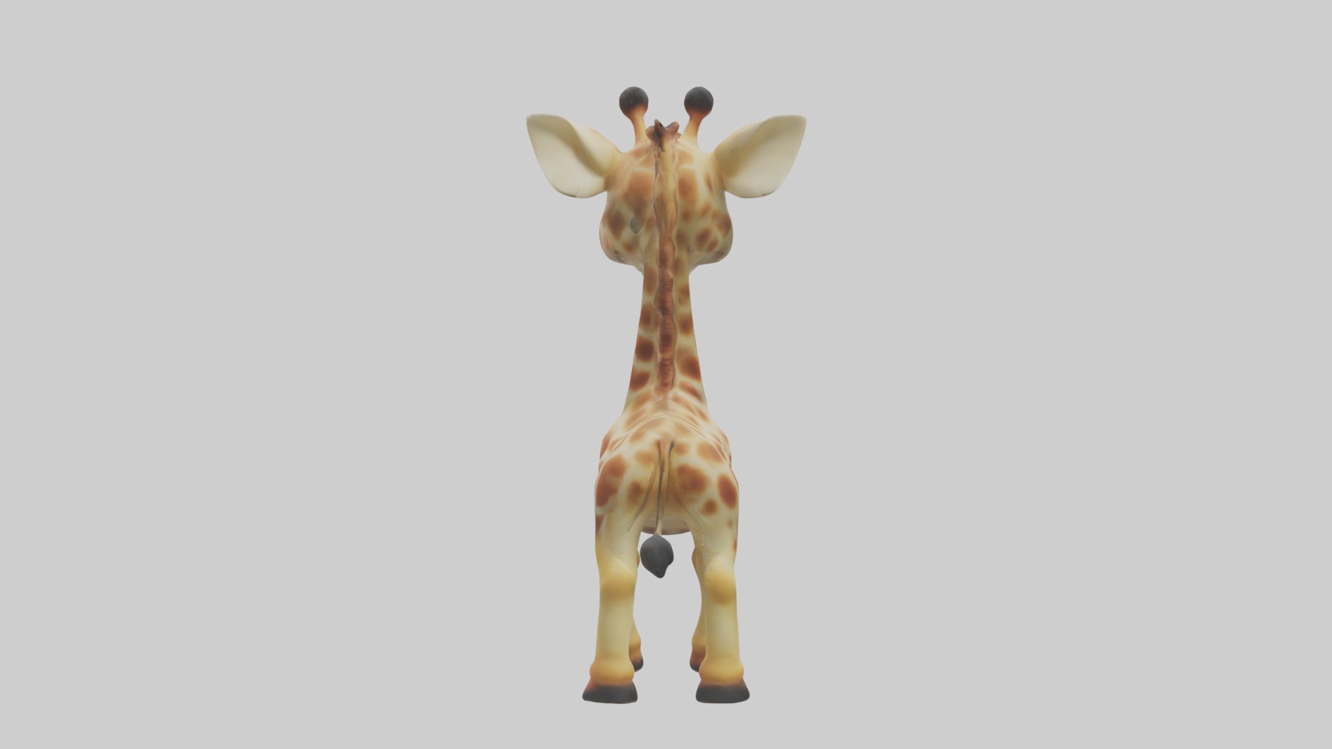 Babygiraffe Model 1 Low-poly 3D model_2