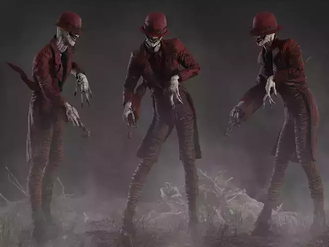 The Crooked Man Low-poly 3D model