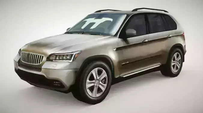 Generic SUV v8 Low-poly 3D model