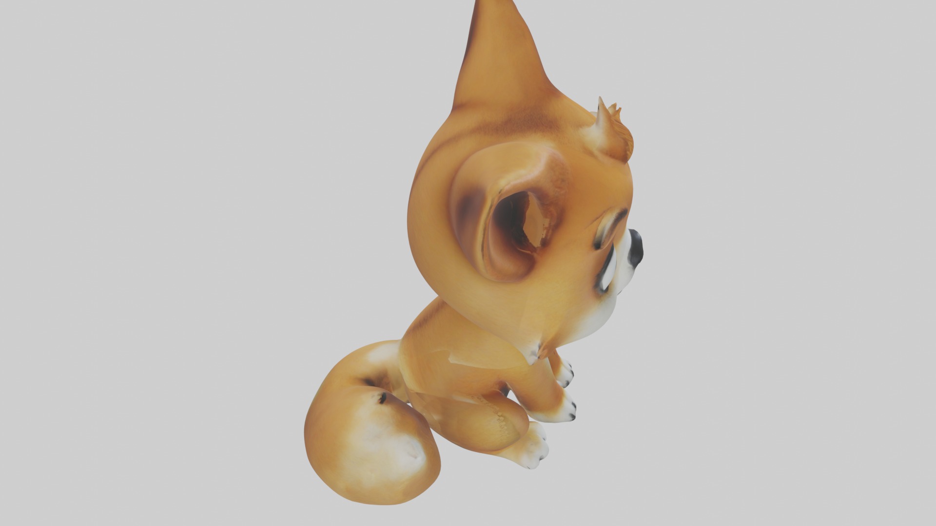 Babydingo Model 1 Low-poly 3D model_12