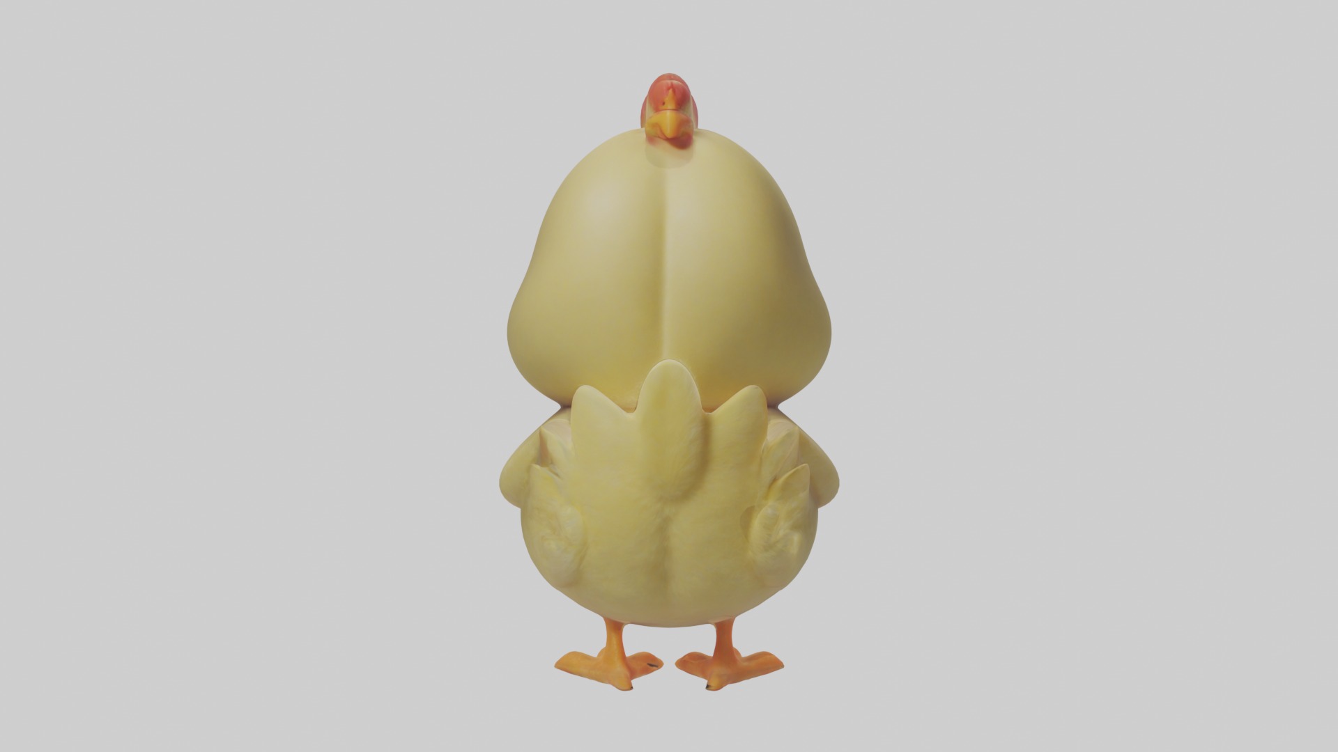 Babychicken Model 1 Low-poly 3D model_2