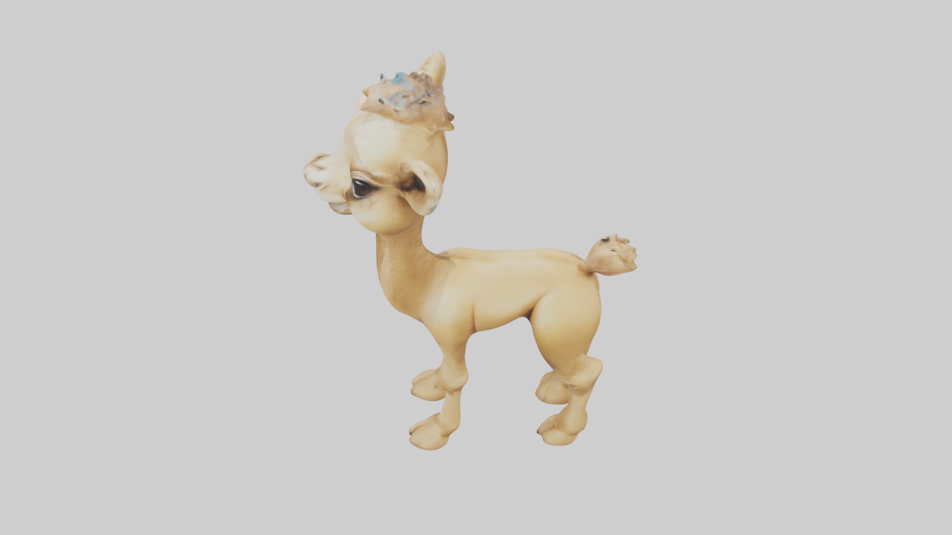 Babycamel Model 1 Low-poly 3D model_11