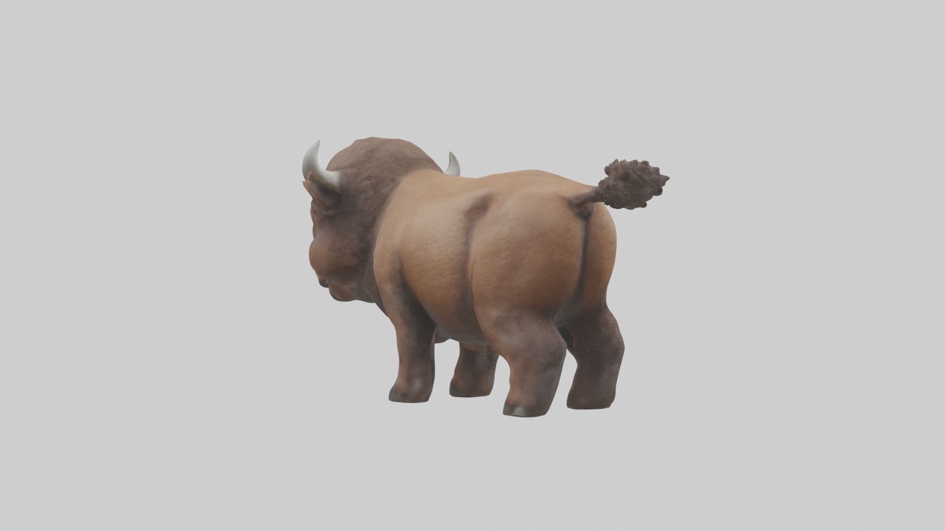 Babybison Model 1 Low-poly 3D model_2