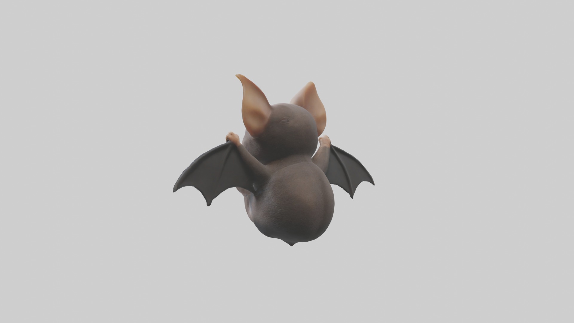 Babybat Model 1 Low-poly 3D model_2