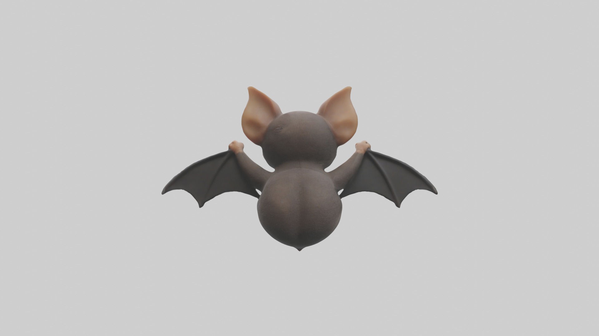 Babybat Model 1 Low-poly 3D model_1