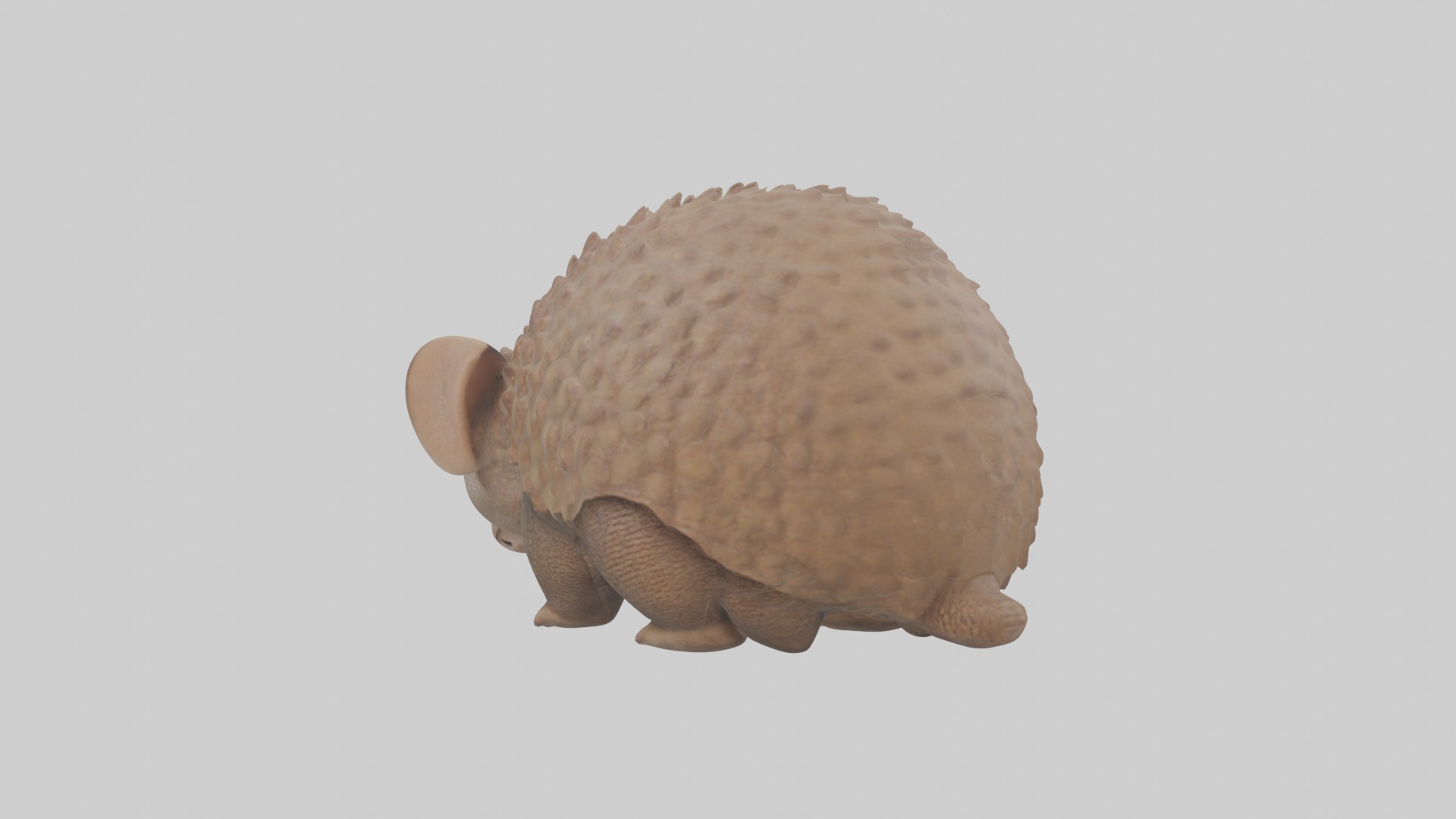 Babyarmadillo Model 1 Low-poly 3D model_2
