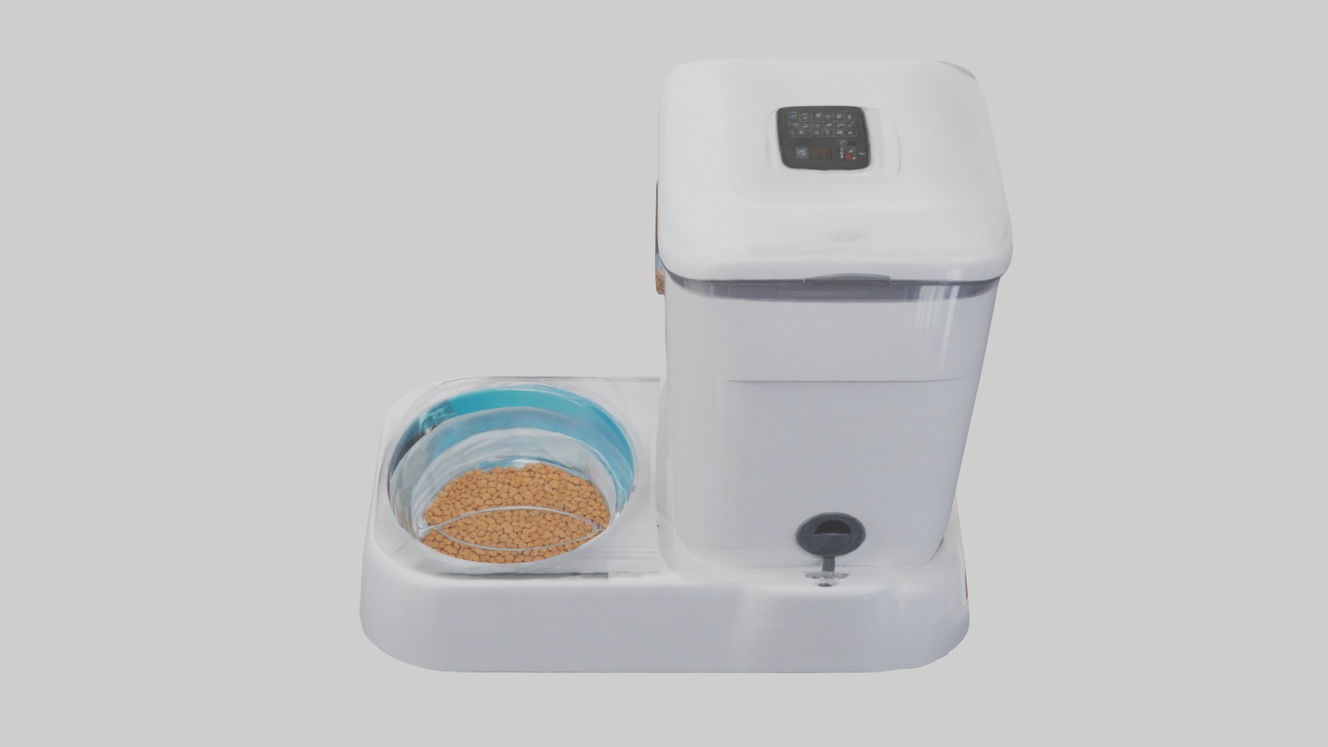 Automatic Pet Feeder 1 Low-poly 3D model_1