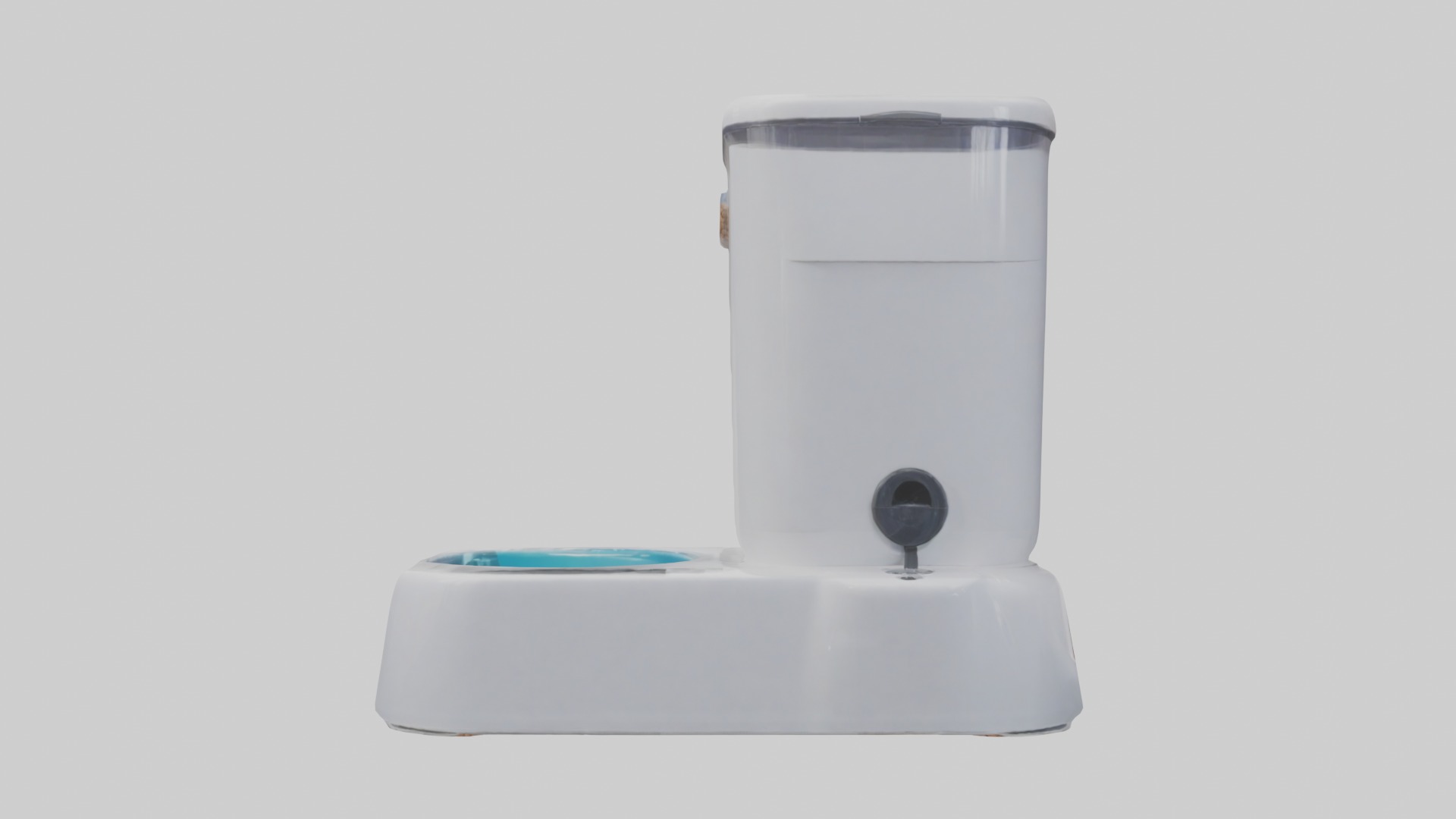 Automatic Pet Feeder 1 Low-poly 3D model_2