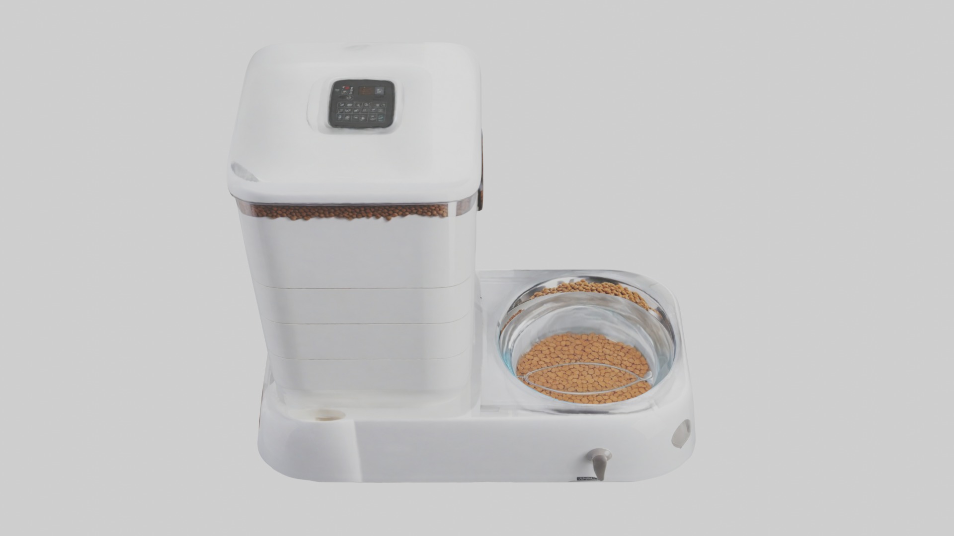 Automatic Pet Feeder 1 Low-poly 3D model_10