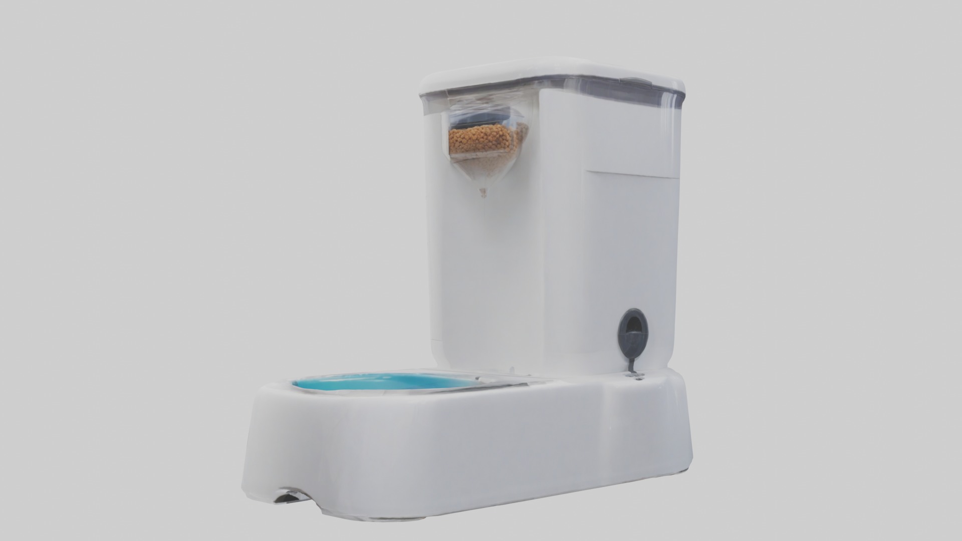 Automatic Pet Feeder 1 Low-poly 3D model_3