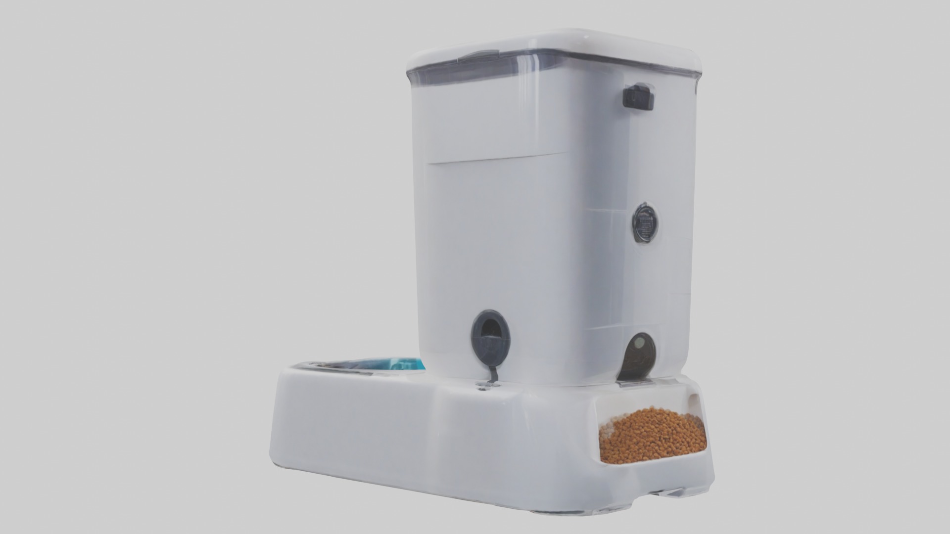 Automatic Pet Feeder 1 Low-poly 3D model_4