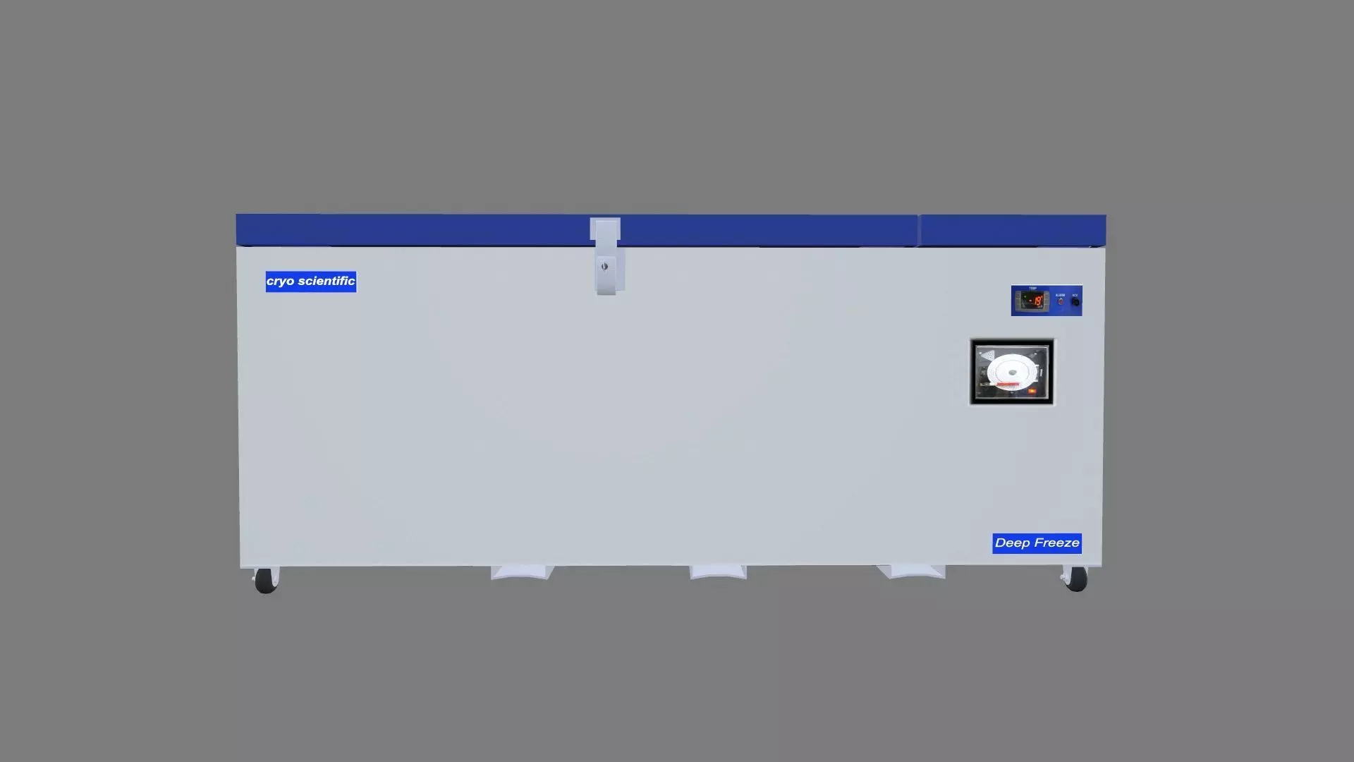 Deep Freezer Low-poly 3D model_0