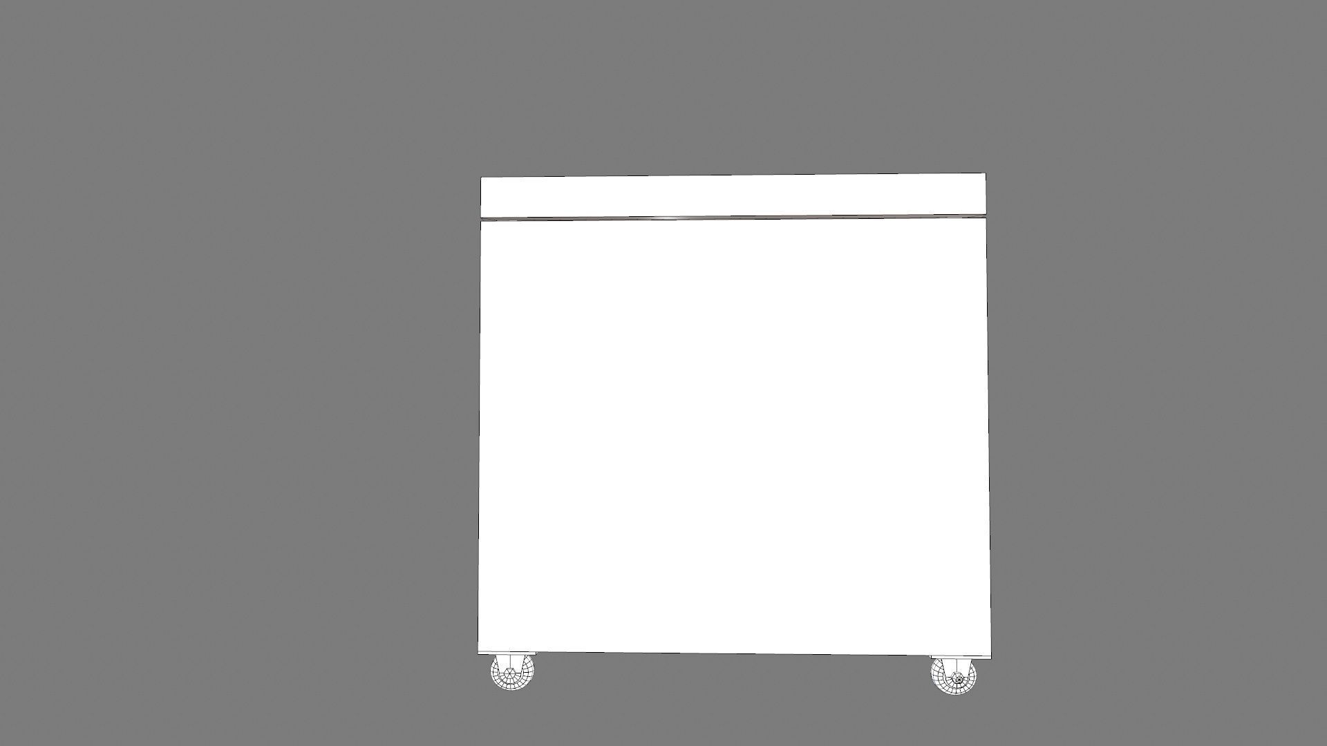 Deep Freezer Low-poly 3D model_12