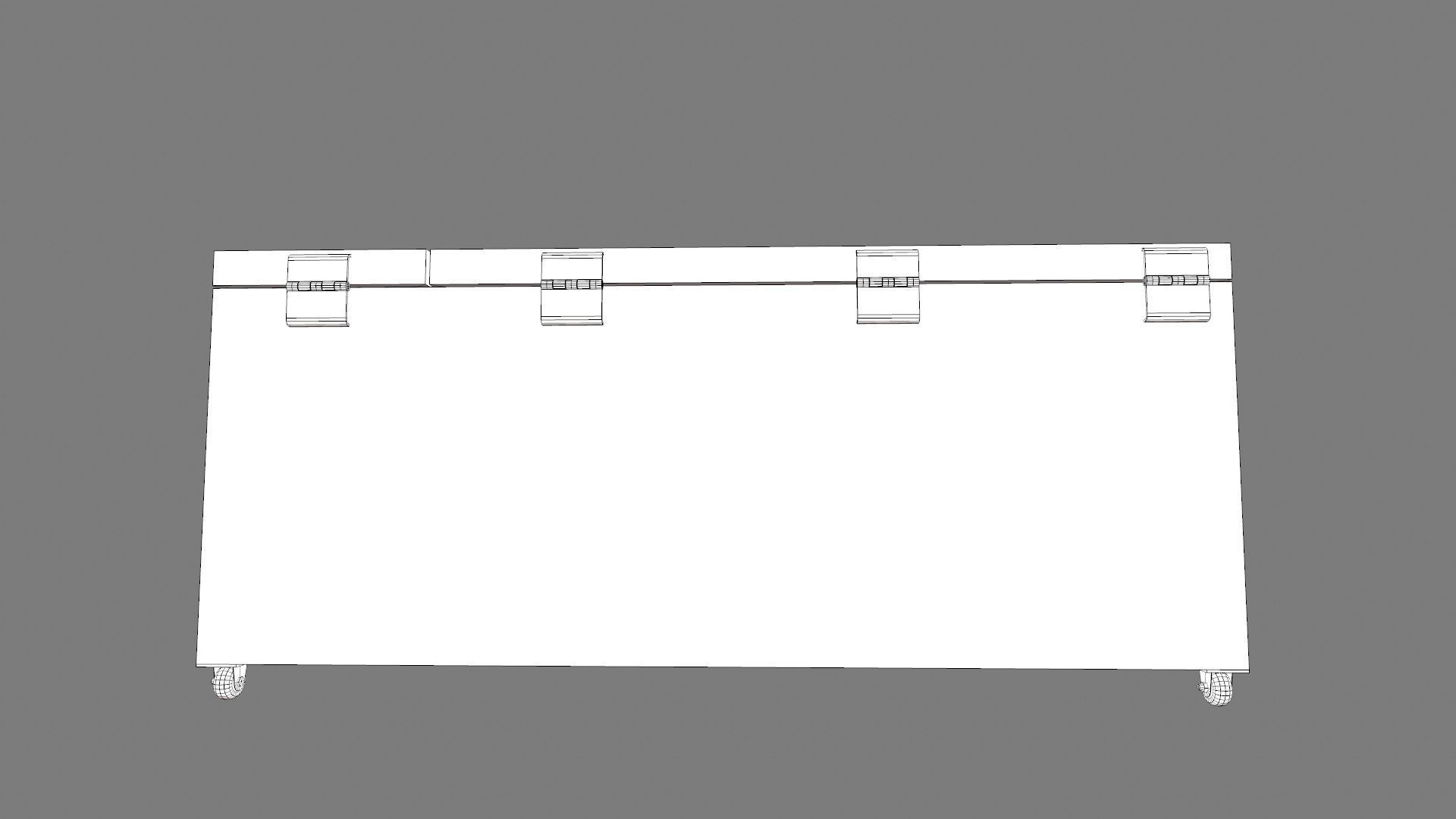 Deep Freezer Low-poly 3D model_11