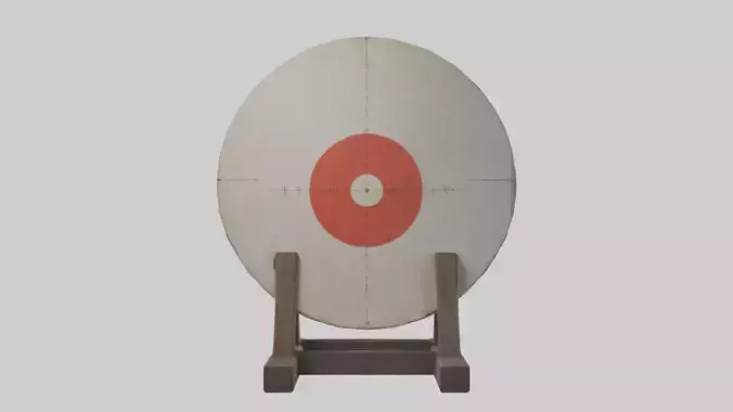 Archerstarget Model 1 Low-poly 3D model