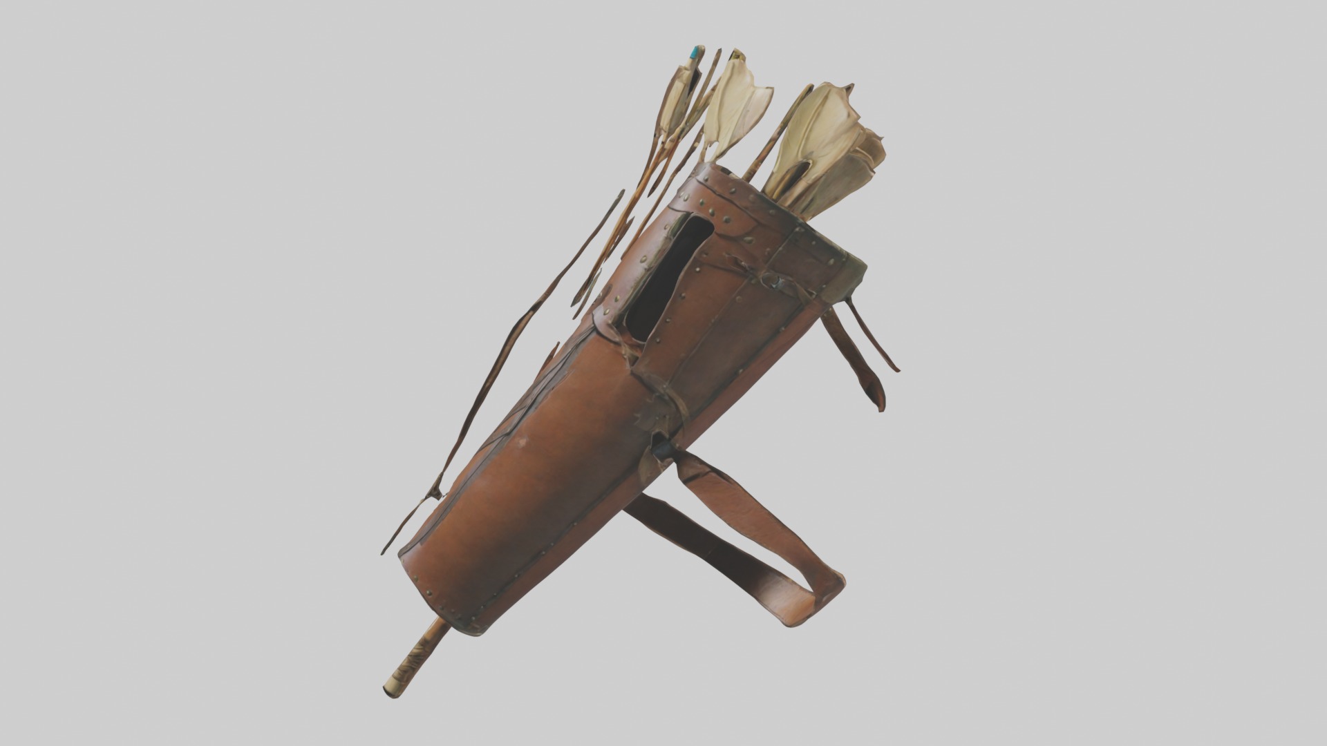 Archersquiver Model 1 Low-poly 3D model_4