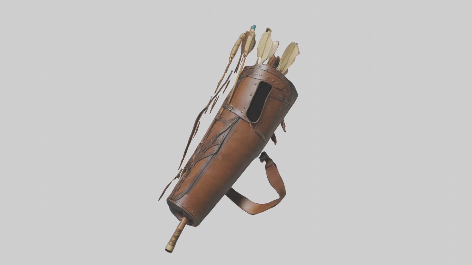 Archersquiver Model 1 Low-poly 3D model_3