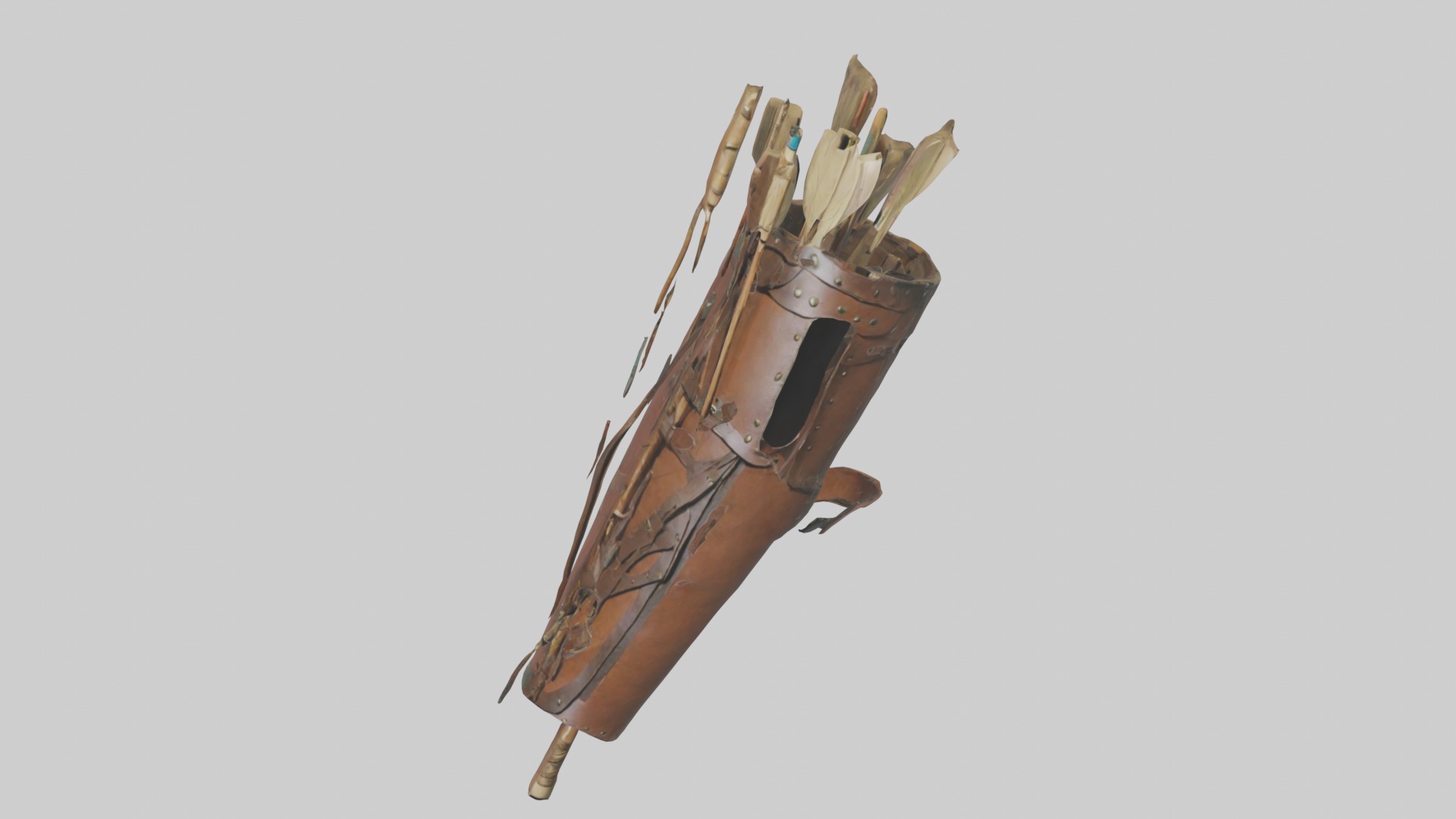 Archersquiver Model 1 Low-poly 3D model_10